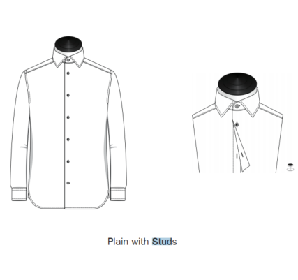Tuxedo Stud Holes