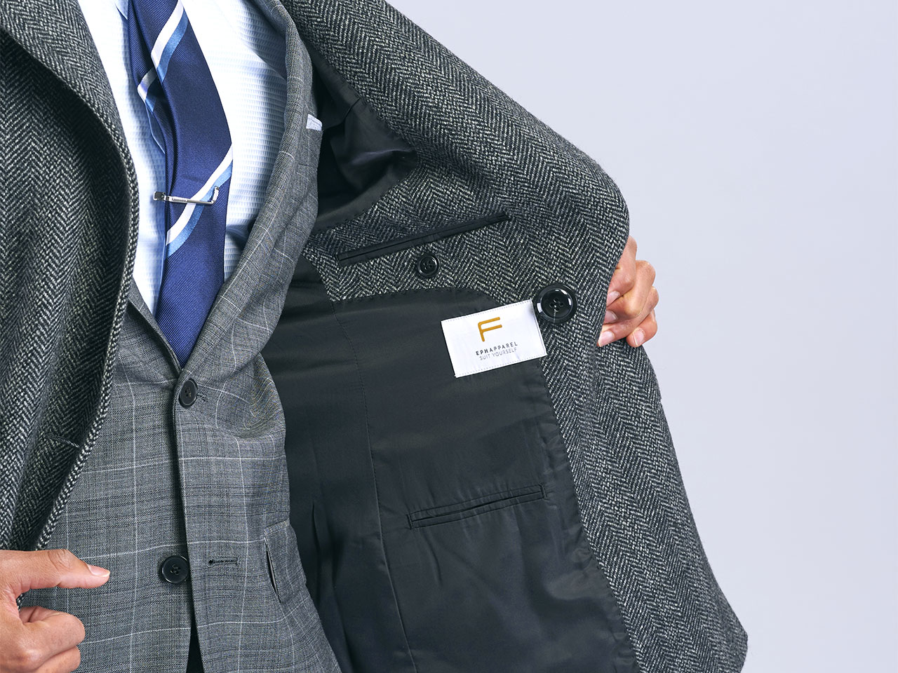 The Ash Grey Pea Coat - Image 6