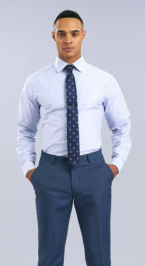 The Blue Stripe Oxford
