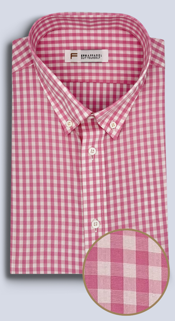 The Picnic Pink Gingham Dress Shirt