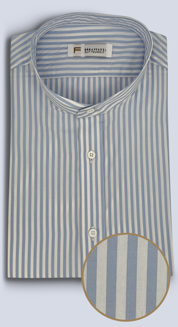 The Sky Blue Stripe Dress Shirt