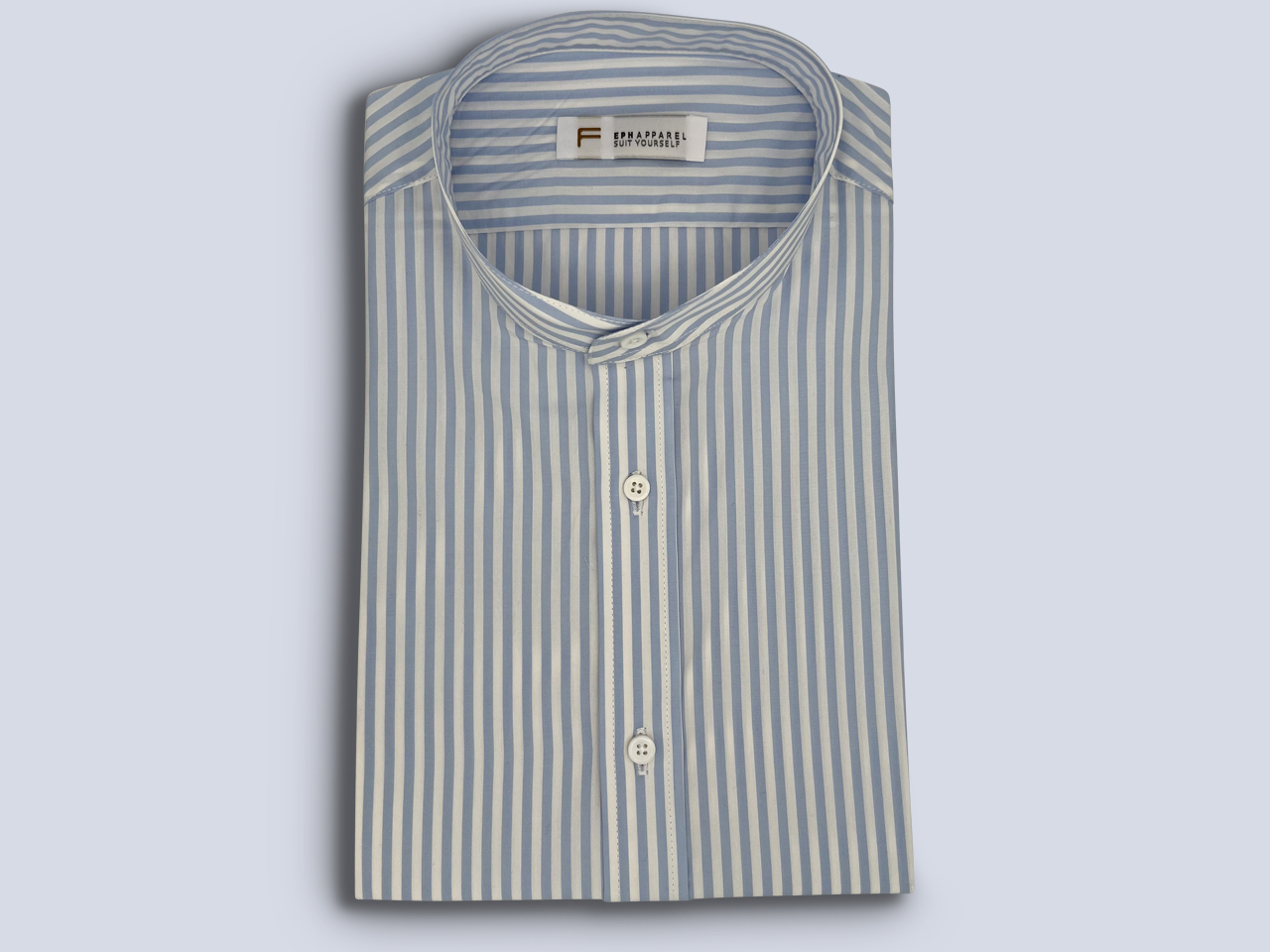 The Sky Blue Stripe Dress Shirt - Image 2