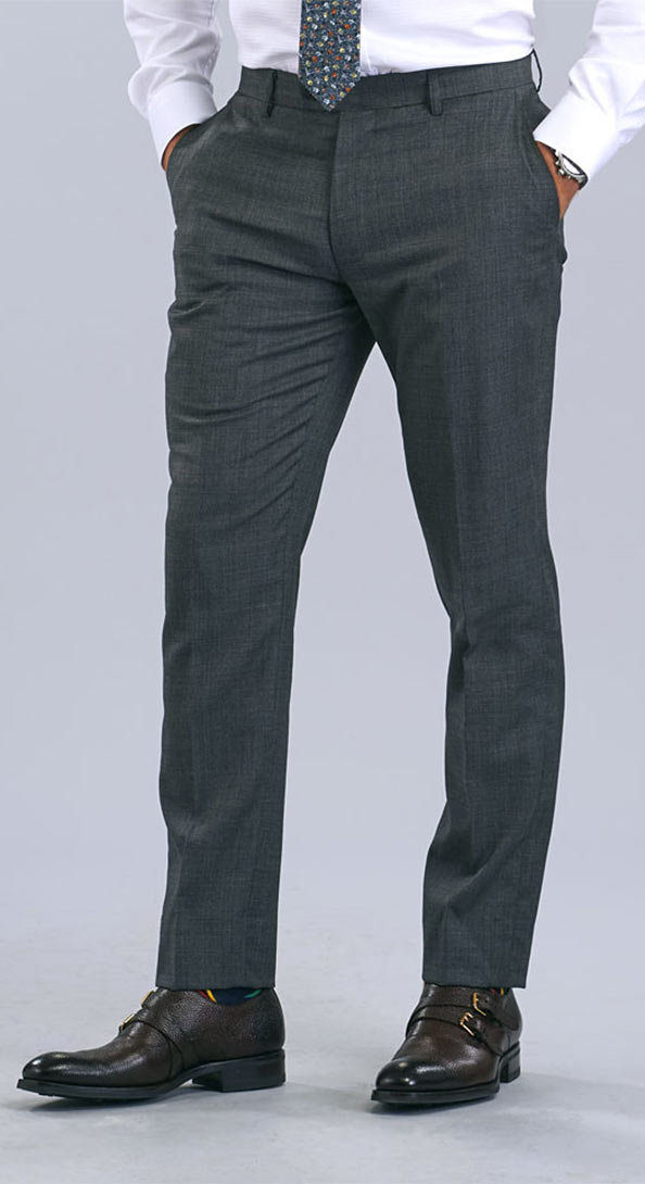 The Grey Sharkskin Pants