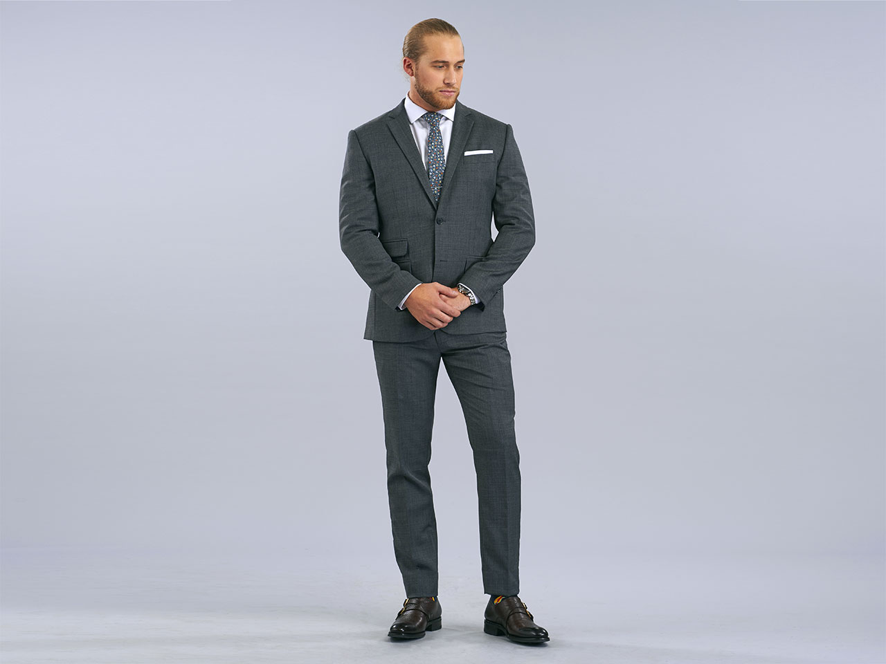 The Grey Sharkskin Suit - Image 3