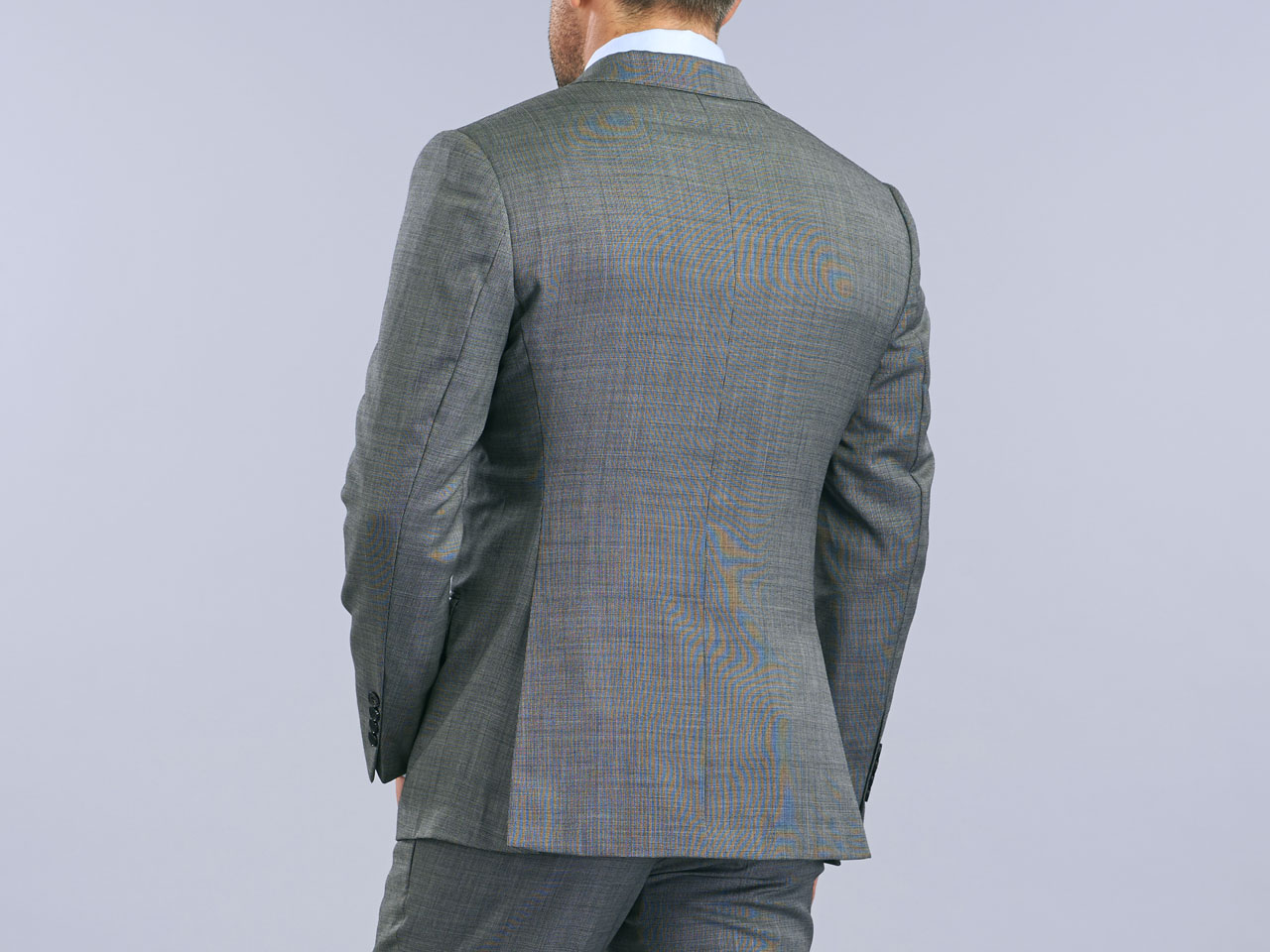 The Textured Platinum Suit - Image 5