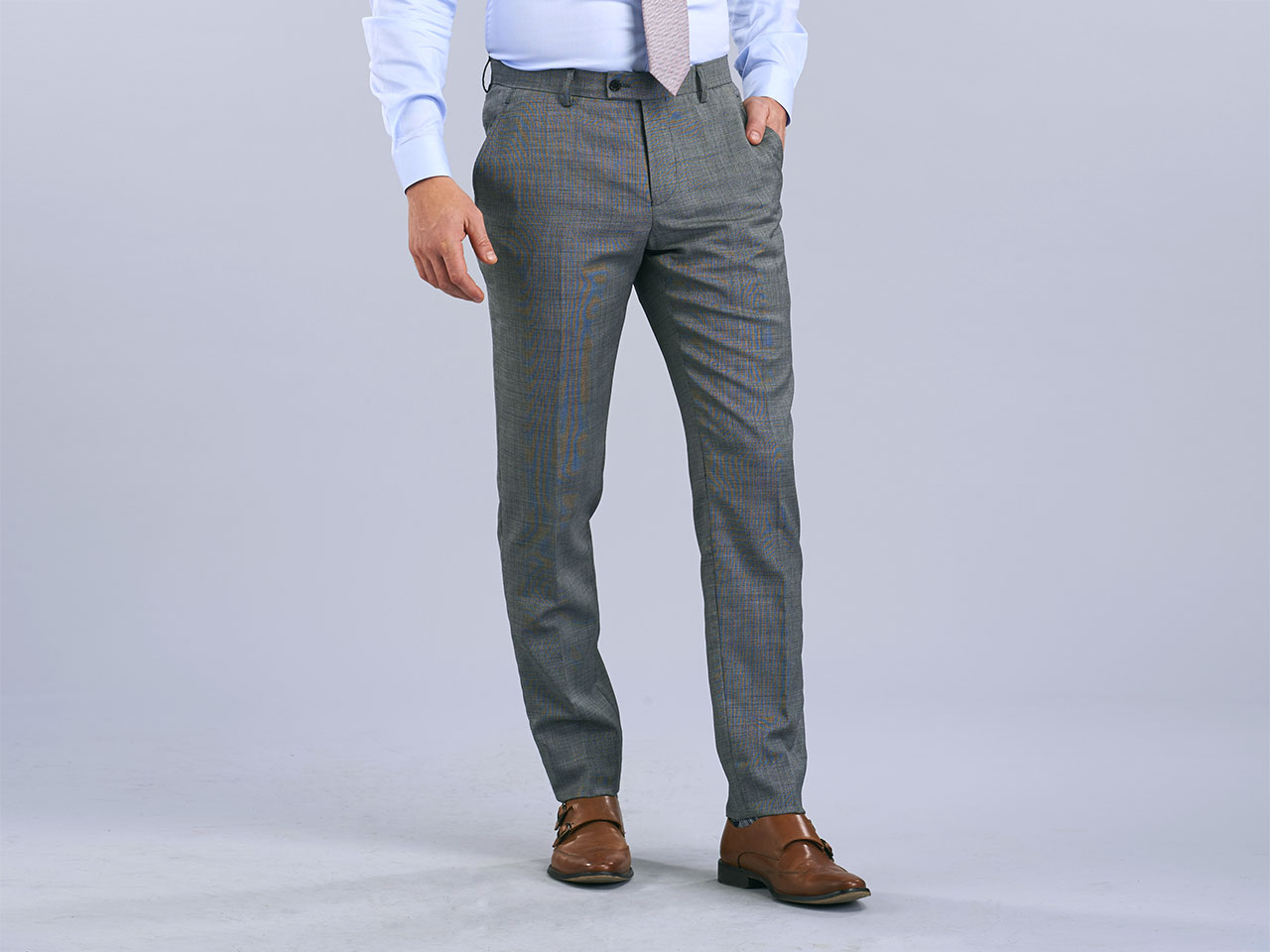 The Textured Platinum Suit - Image 7