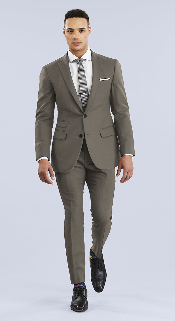 The Light Olive Suit