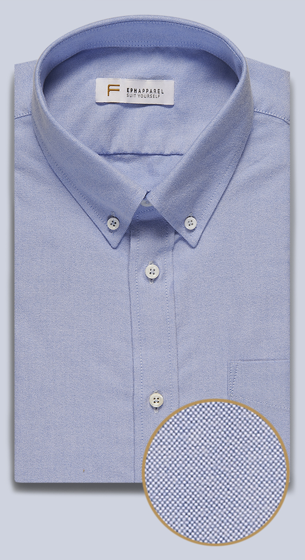The Peached Blue Oxford Shirt