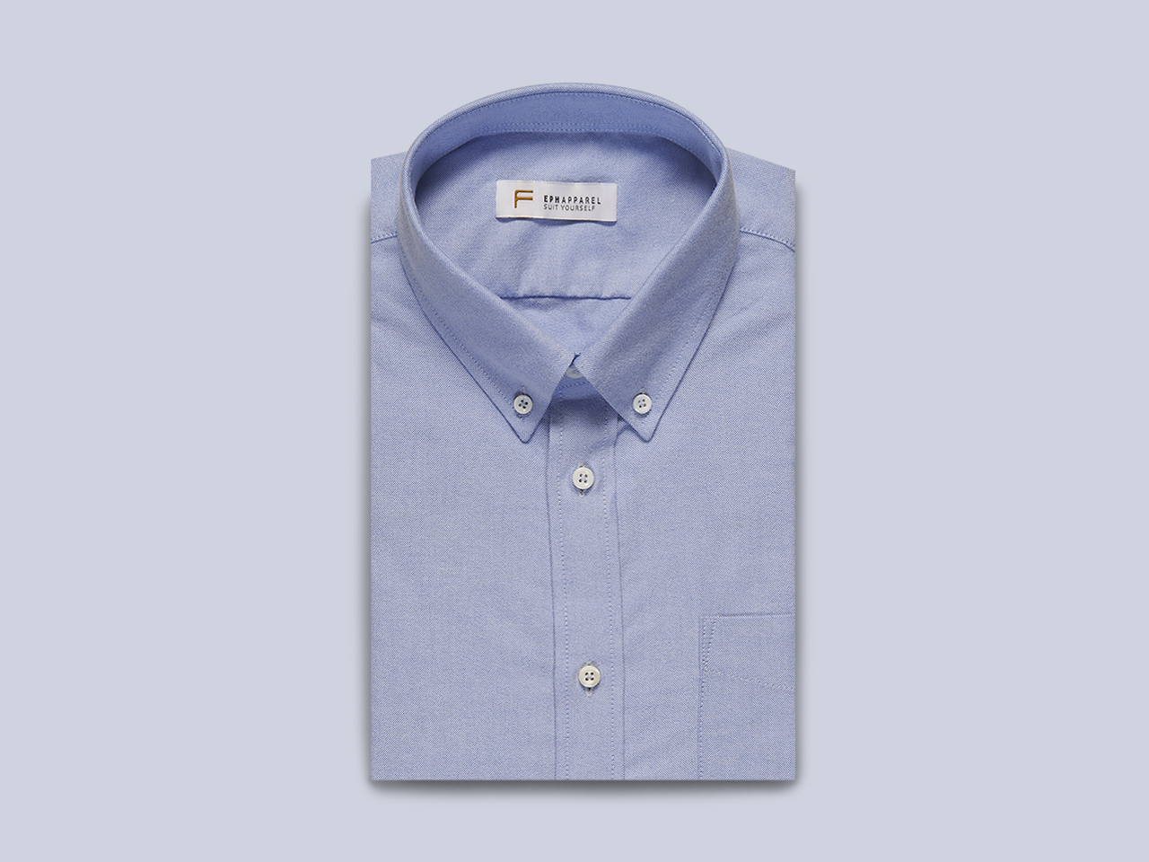 The Peached Blue Oxford Shirt - Image 2