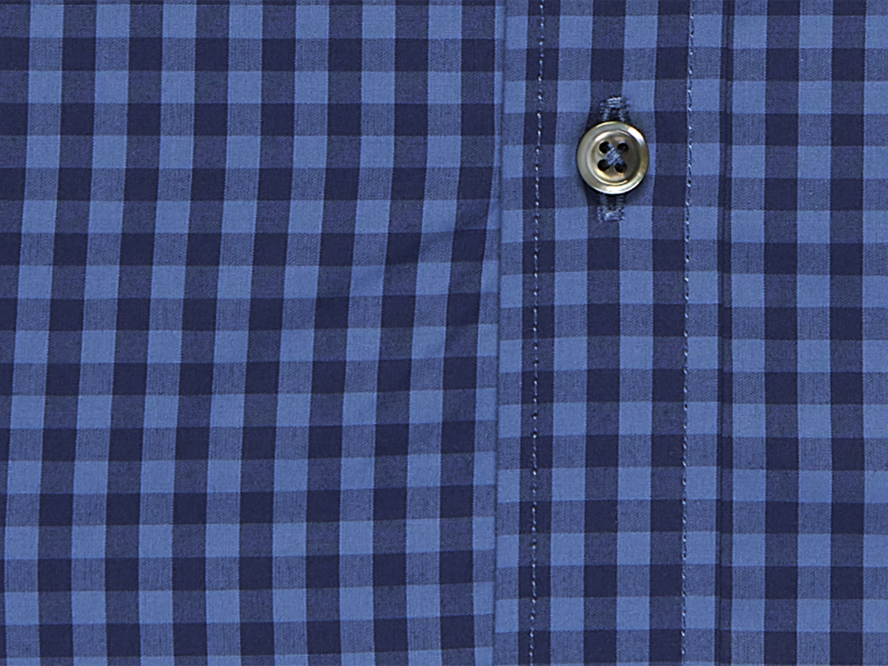 The Sky Navy Gingham Shirt - Image 3