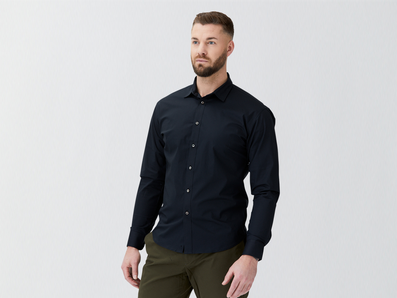 The Black Stretch Cotton - Image 2