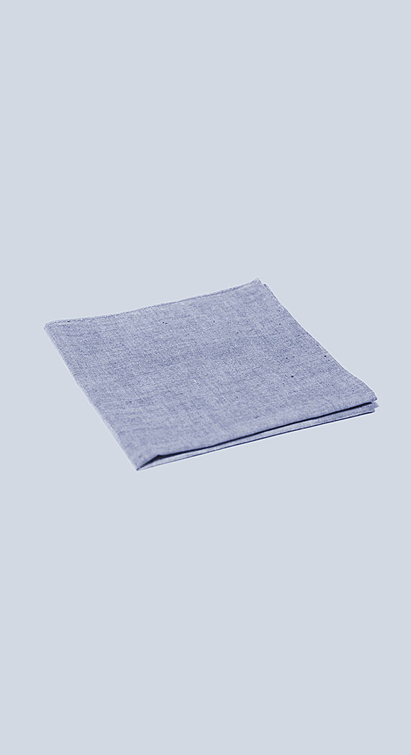 The Chambray Pocket Square