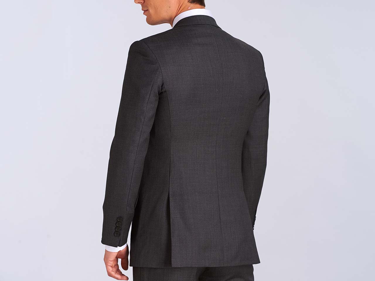 The Charcoal Nailhead Suit Jacket - Image 4