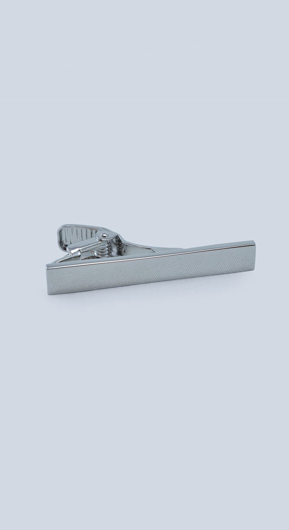 The Classic Silver Tie Bar