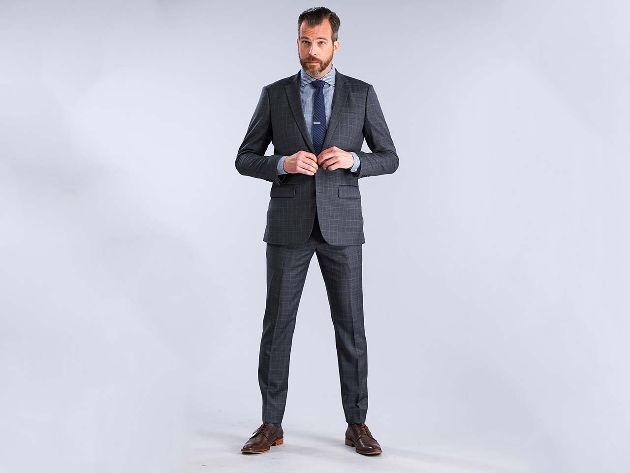 The Commuter Windowpane Suit - Image 3