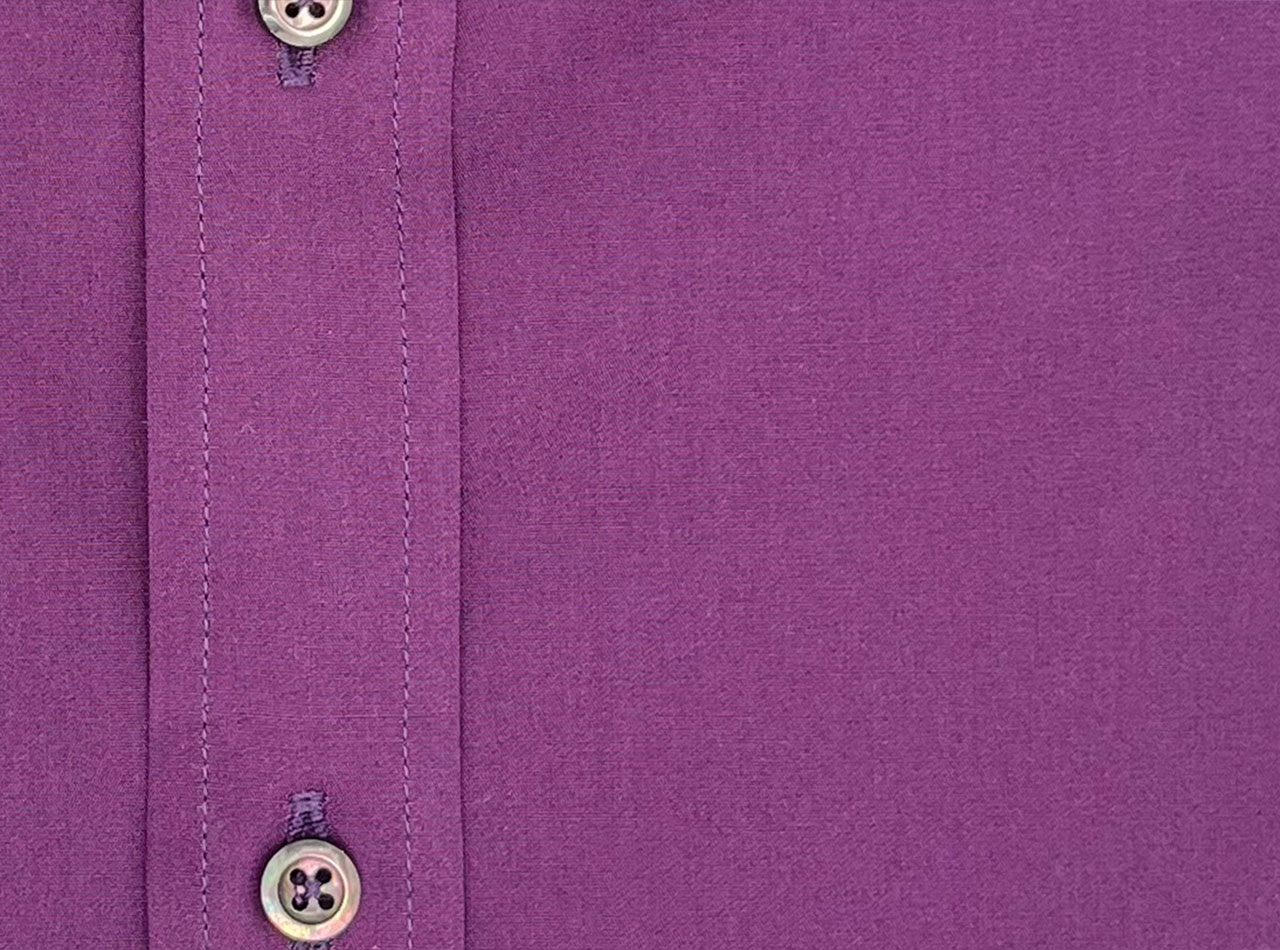 The Dark Mauve Cotton Shirt - Image 3