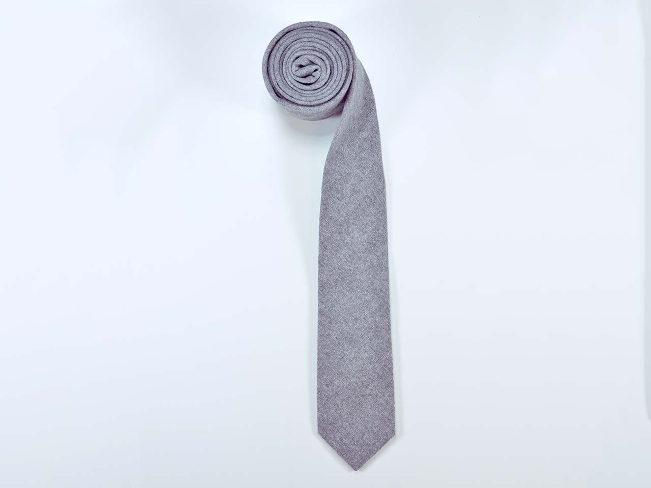 The Flannel Grey Tie - Image 3