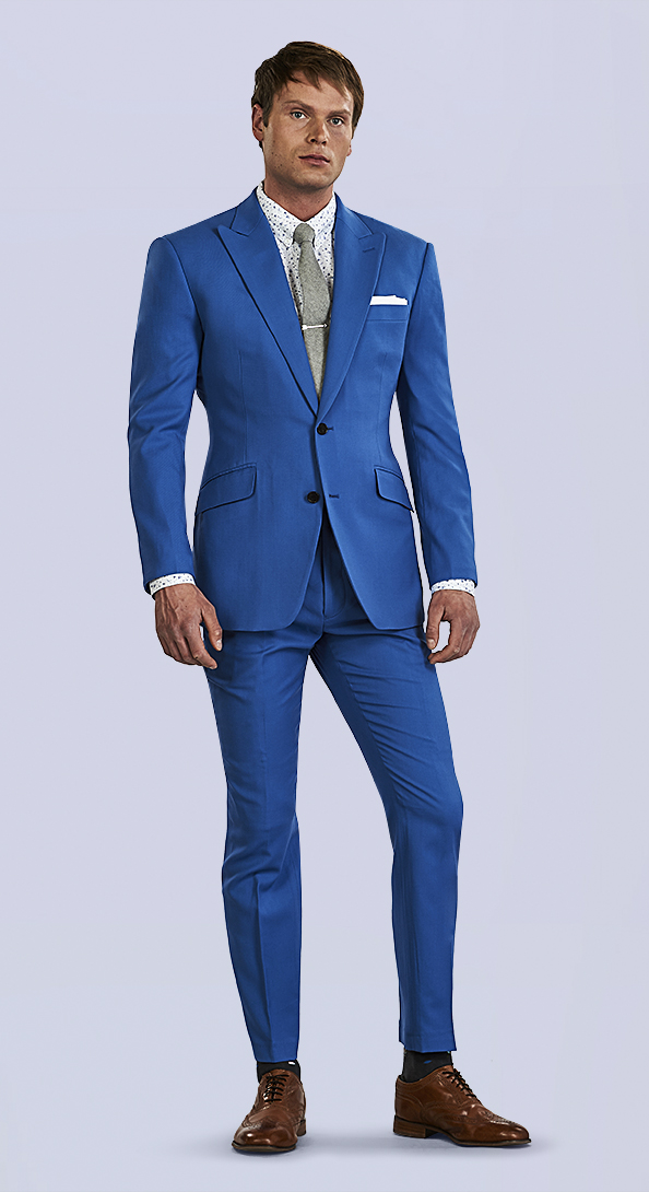 The French Blue Lycra Suit