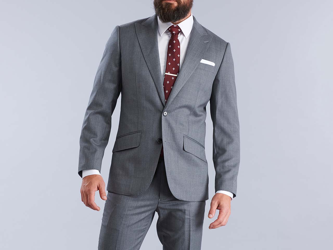 The Fundamental Grey Suit Jacket - Image 3