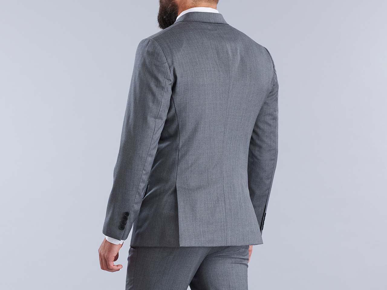 The Fundamental Grey Suit Jacket - Image 4