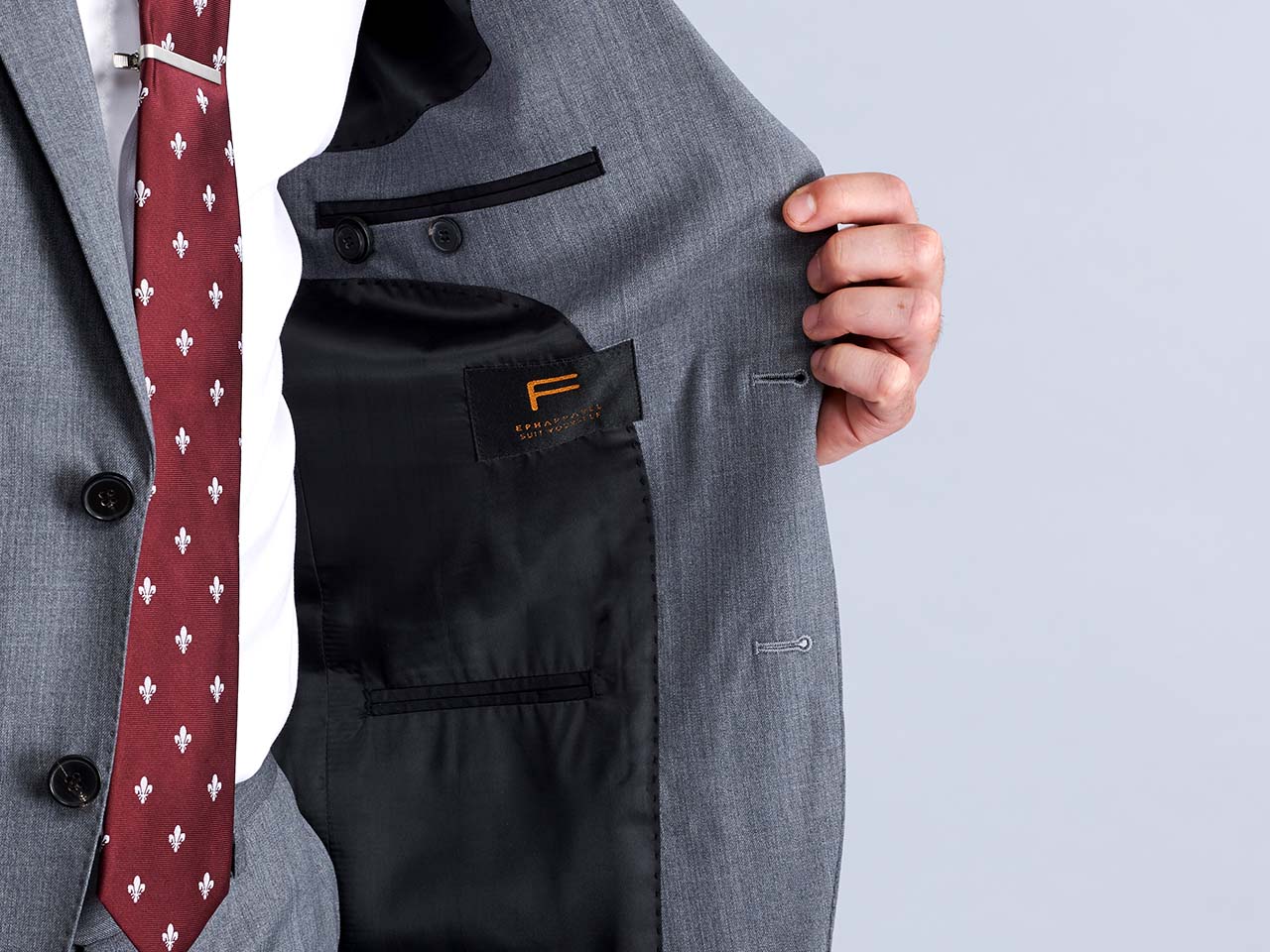 The Fundamental Grey Suit Jacket - Image 5