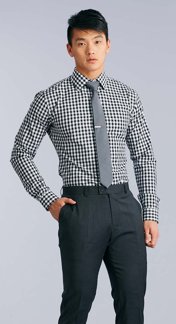The Large Black Gingham Shirt