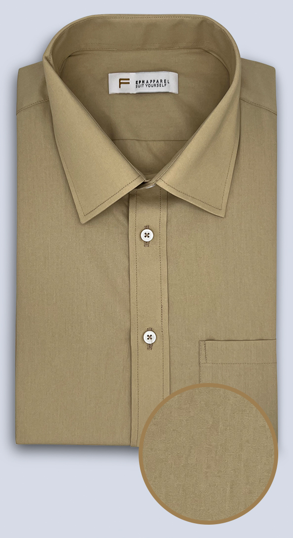 The Light Khaki Cotton Shirt