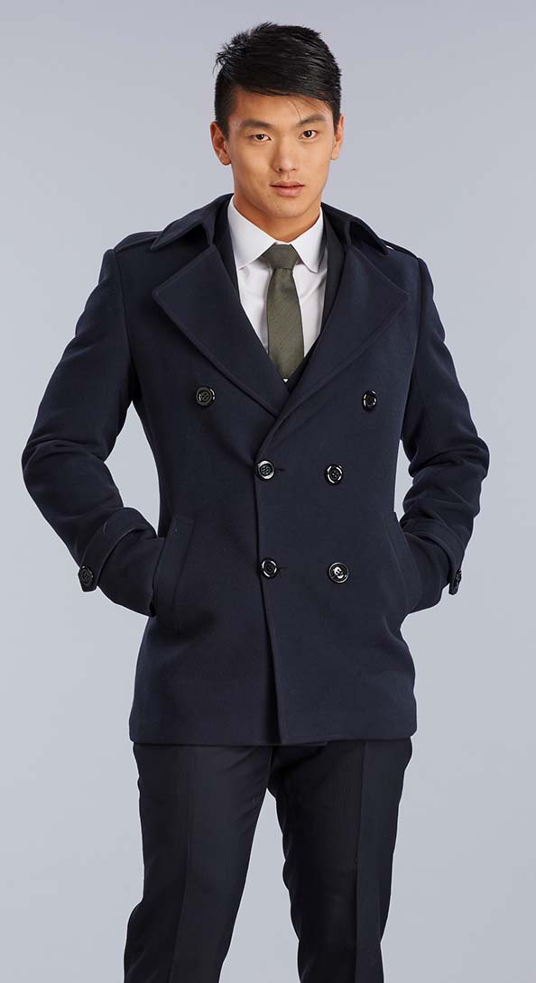 The Sailor's Navy Pea Coat