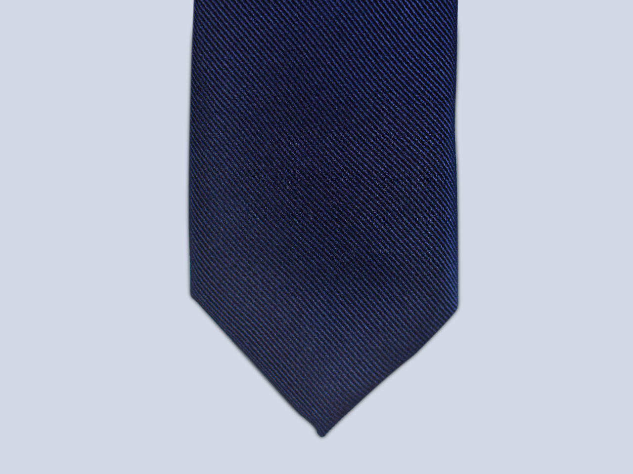 The Navy Silk Tie - Image 4