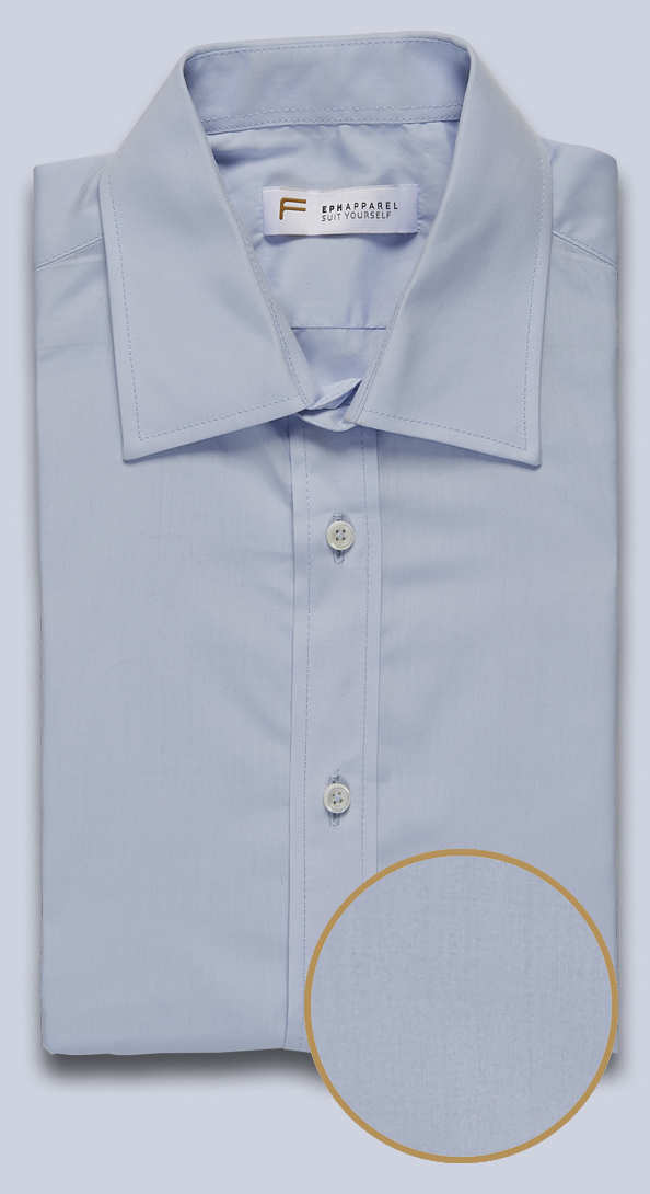 The Powder Blue Herringbone Shirt