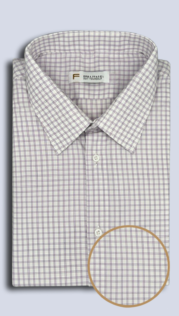 The Purple Check Dress Shirt