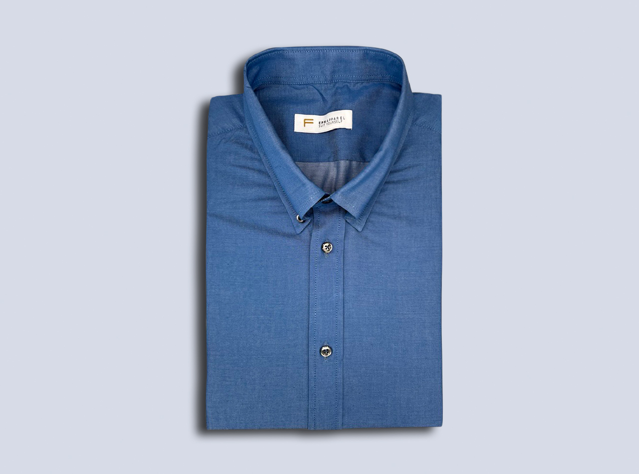 The Steel Blue Dress Shirt - Image 2