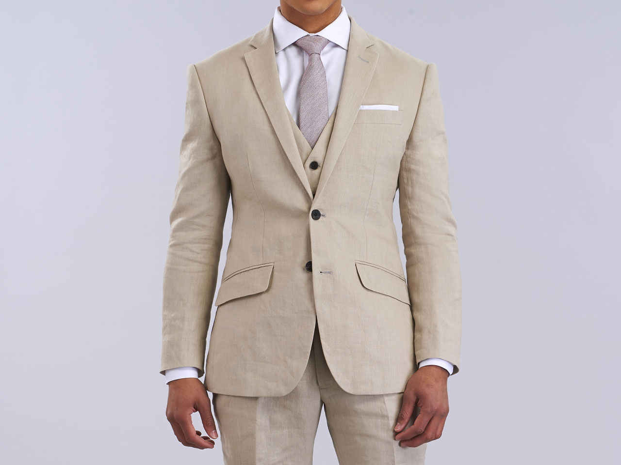 The Desert Linen Three Piece Suit - Image 4