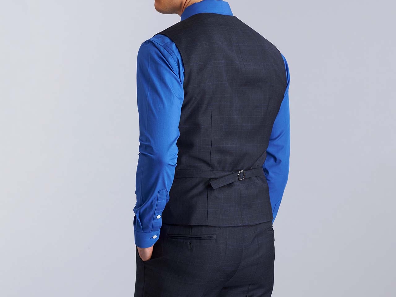 The Admiral Windowpane Three Piece Suit - Image 7