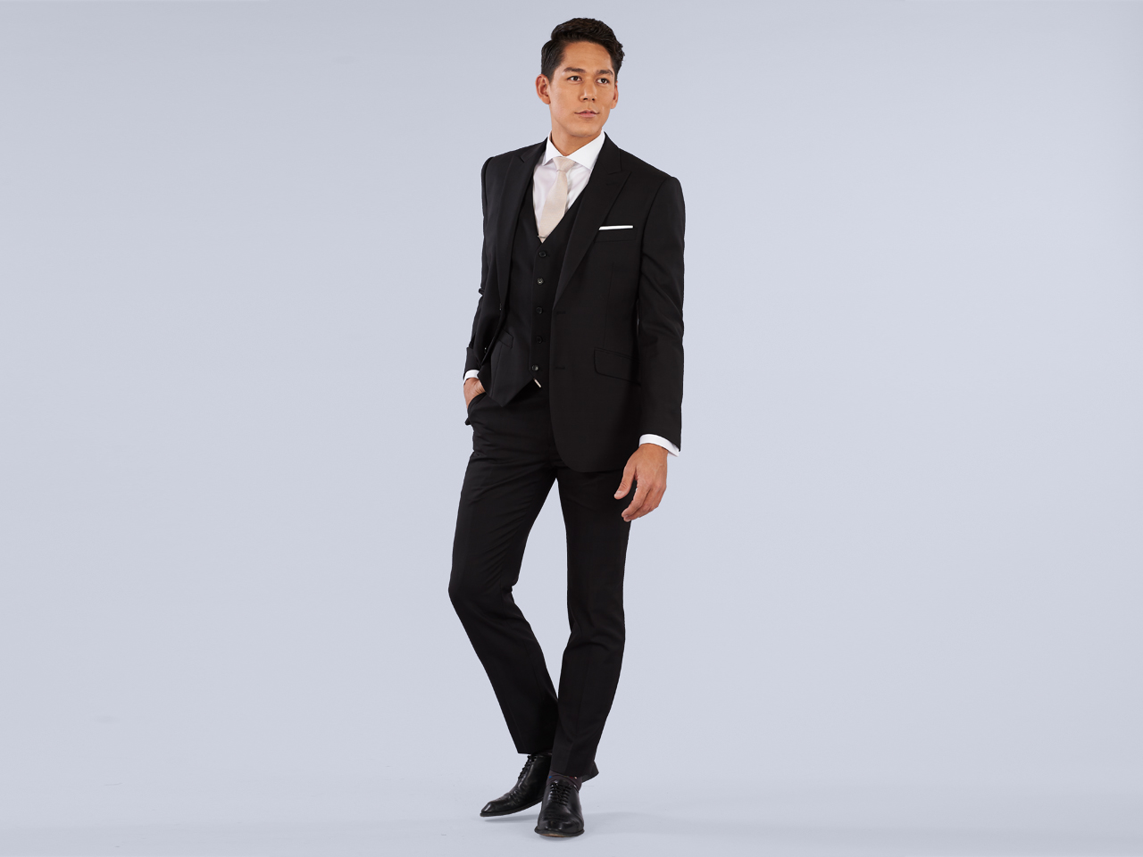 The Black Glenplaid Three Piece Suit - Image 3