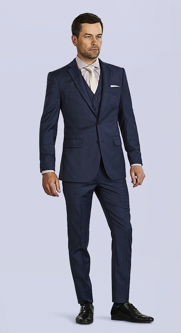 The Denim Blue Three Piece Suit