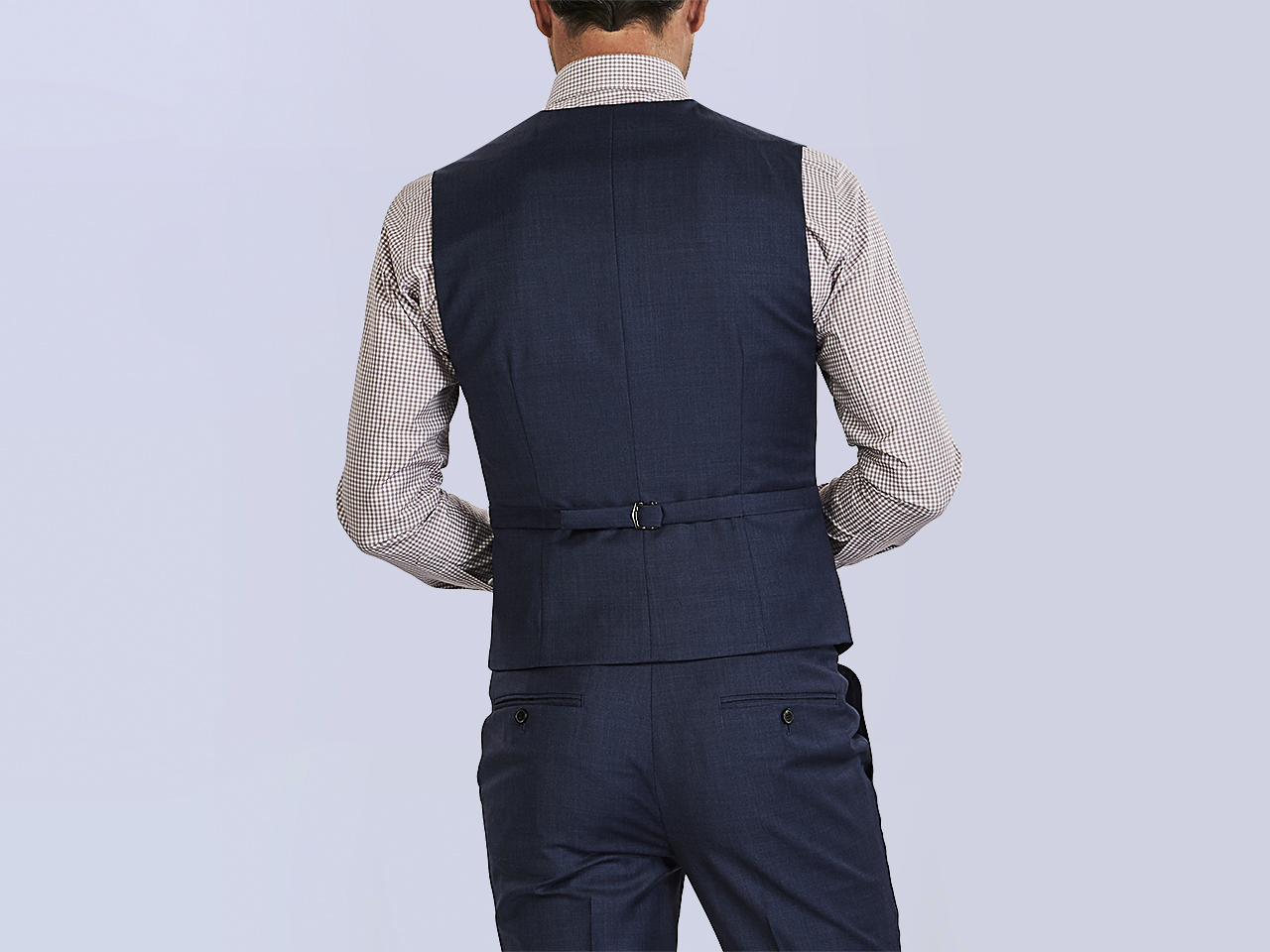 The Denim Blue Three Piece Suit - Image 7