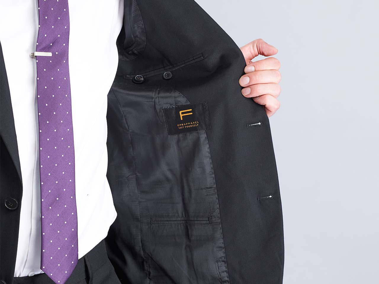 The Fundamental Black Three Piece Suit - Image 5