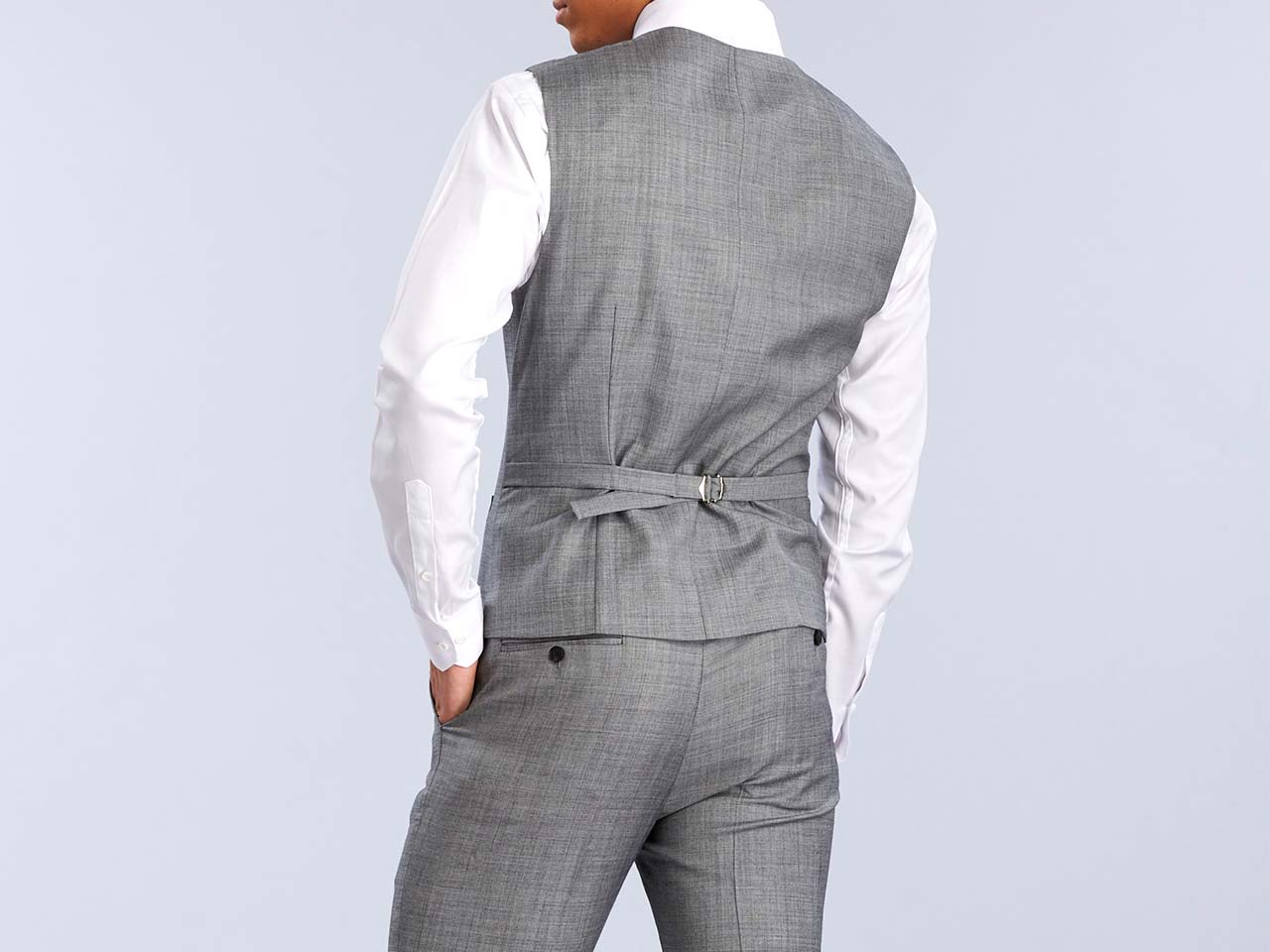 The Fundamental Light Grey Three Piece Suit - Image 7