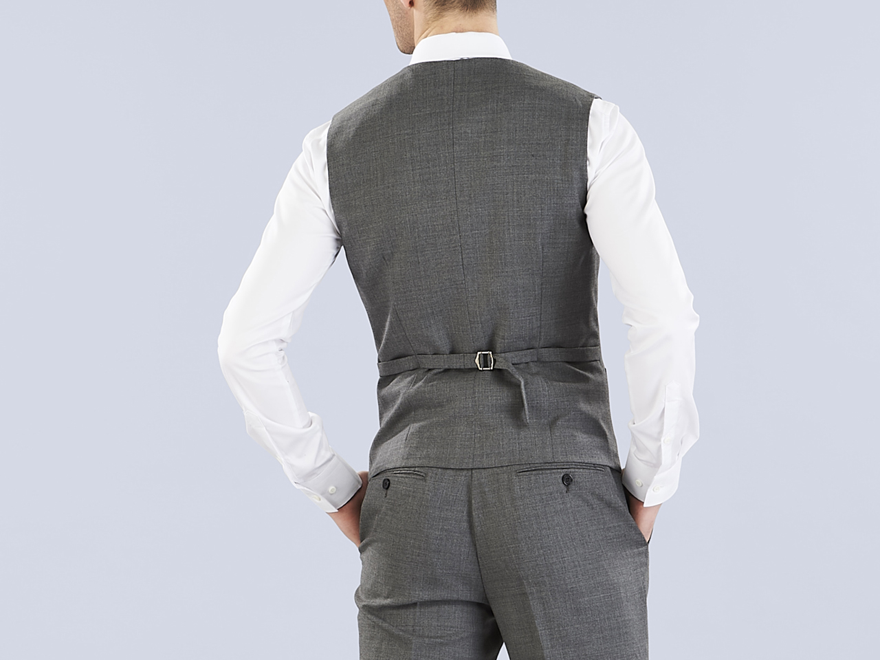 The Grey Lycra Three Piece Suit - Image 8