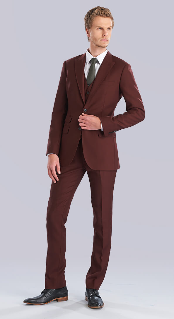 The Rosewood Suit Three Piece Suit